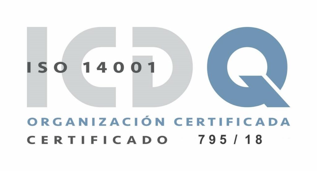 ICDQ ISO 14001 ORGANIZACIÓN CERTIFICADA CERTIFICADO 795/18